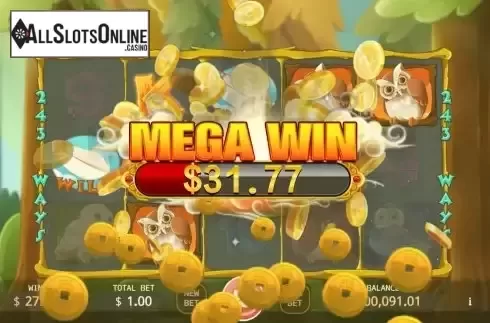 Mega Win screen