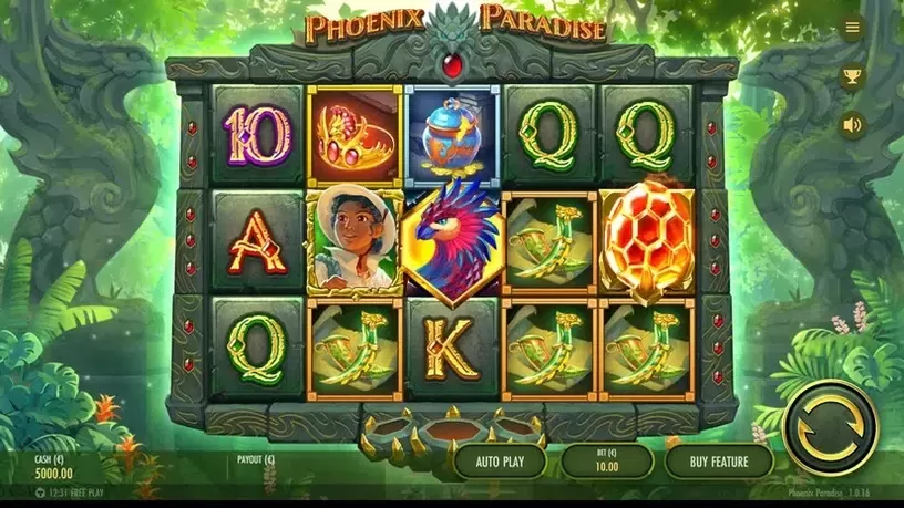 Phoenix Paradise slot screenshot 1