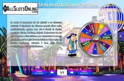 Bonus Wheel screen