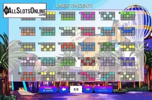 Jackpot screen