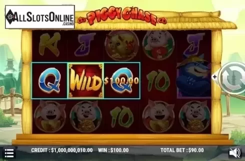Win Screen 1. Piggy Chase from Slot Factory
