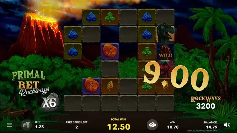 Primal Bet Rockways slot screenshot 4
