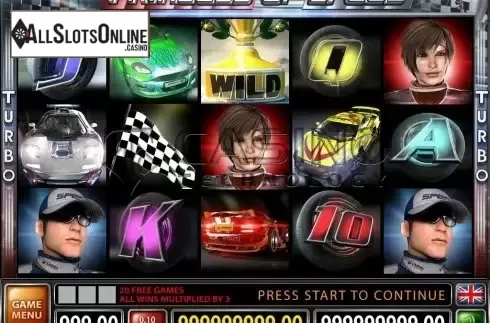 Screen3. Princess Of Speed from Casino Technology