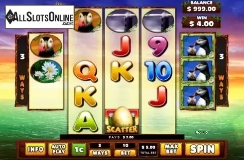 Win Screen. Puffin King from GMW
