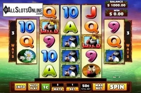 Game Screen. Puffin King from GMW