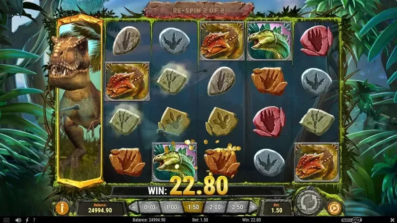 Raging Rex 2 slot screenshot 3