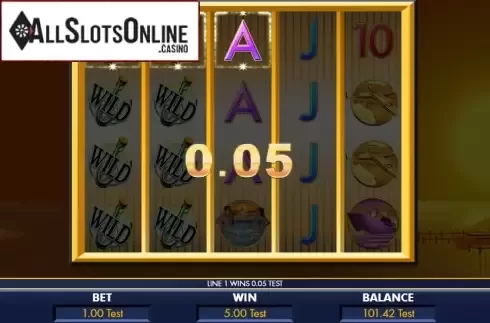 Wild Win screen. Rich mans toys from Genesis