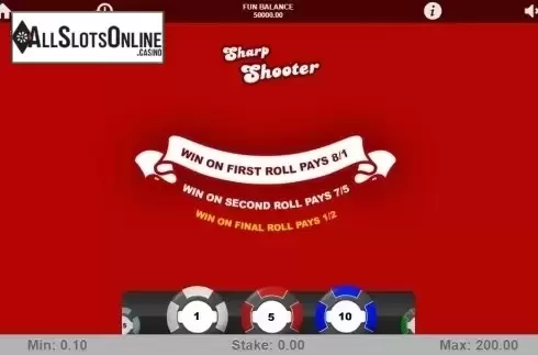 Game Screen 1. Sharp Shooter from 1X2gaming