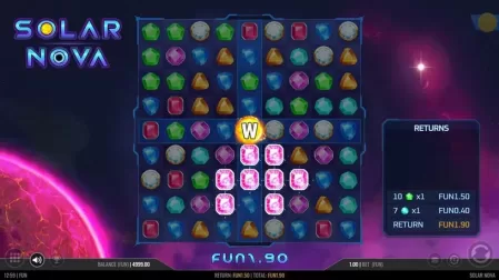Solar Nova slot screenshot 2
