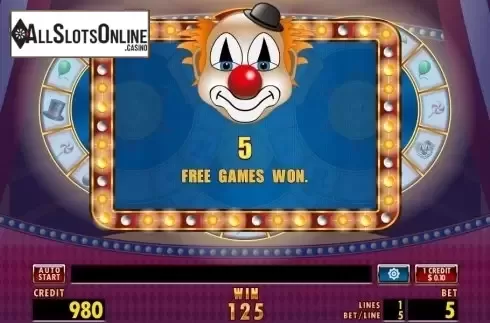 Screen4. Spinning Circus from Merkur