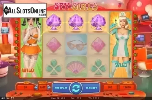 Win Screen. Spy Girls from Thunderspin
