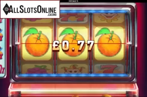 Win Screen 3. Step Back 7's from Eyecon