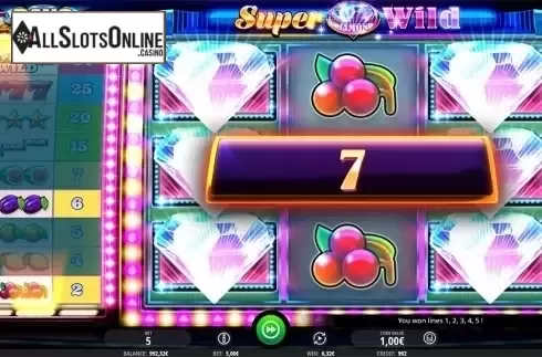 Wild win screen 3. Super Diamond Wild from iSoftBet