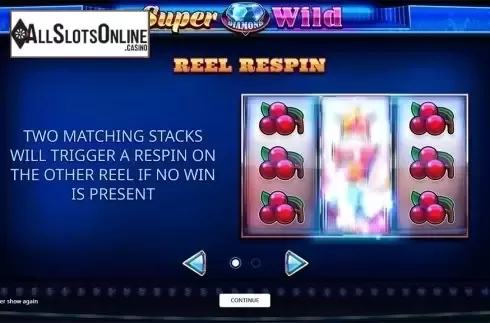 Intro screen 1. Super Diamond Wild from iSoftBet