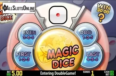 Gamble game screen. Super Las Vegas HD from World Match