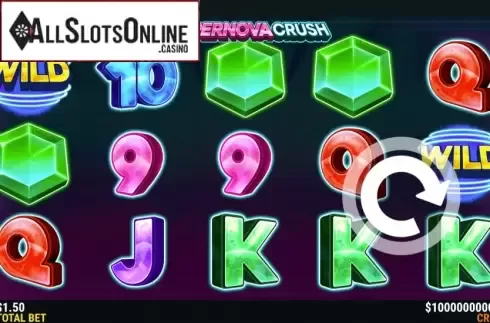Reel Screen. Supernova Crush from Slot Factory