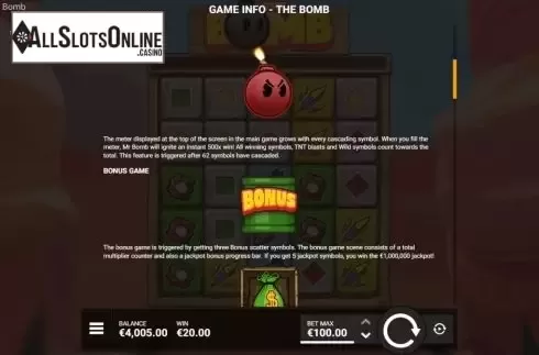 Features 2. The Bomb from Hacksaw Gaming