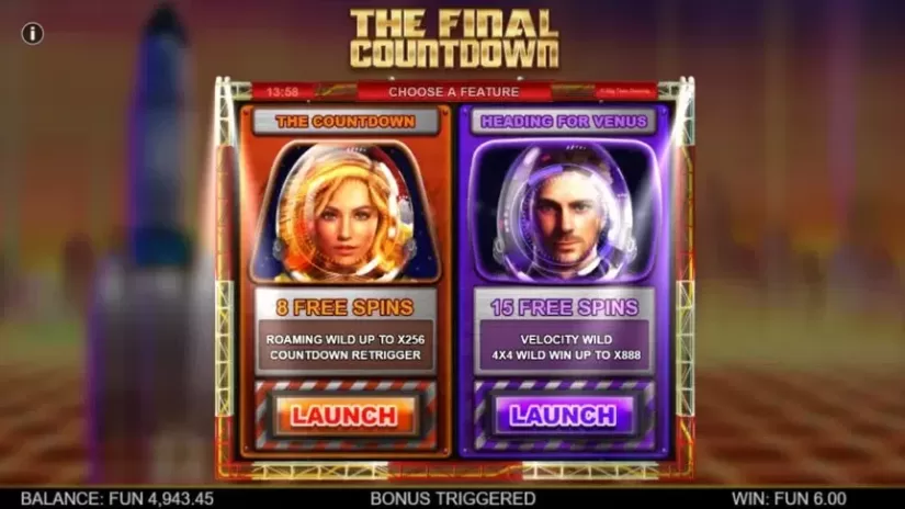 The Final Countdown slot screenshot 3