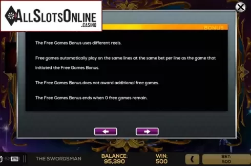 Free Games 1. The Swordsman from High 5 Games