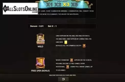 Special symbols screen