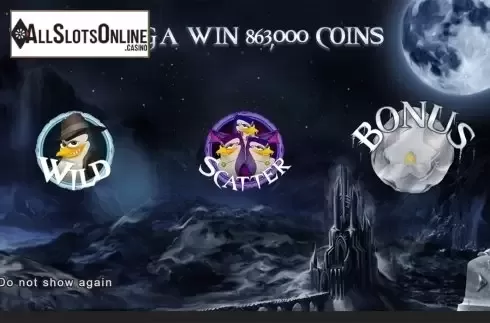 Intro screen. Van Penguin from Espresso Games