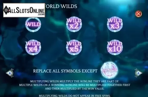 Paytable 4. Wild Realms from Games Warehouse