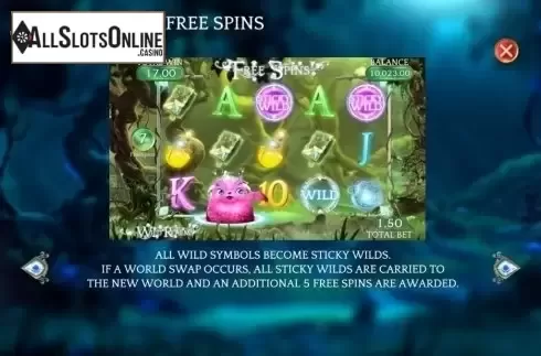 Paytable 7. Wild Realms from Games Warehouse