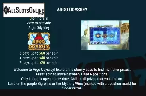 Bonus game screen