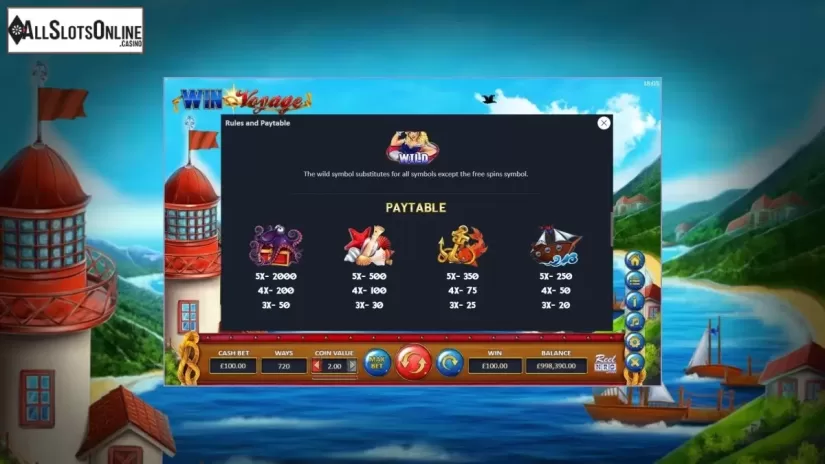 Symbols. Win Voyage from ReelNRG
