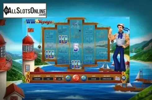 Win Screen. Win Voyage from ReelNRG
