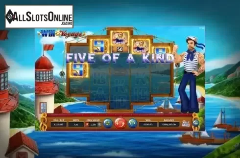 Win Screen 4. Win Voyage from ReelNRG