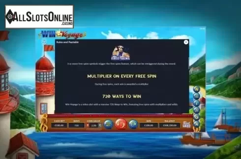 Features. Win Voyage from ReelNRG