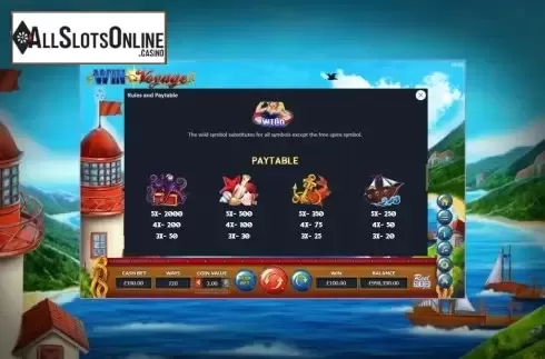 Symbols. Win Voyage from ReelNRG