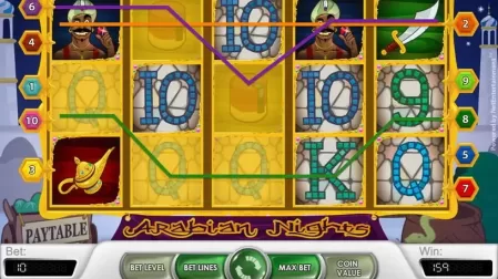 Arabian Nights slot screenshot 3