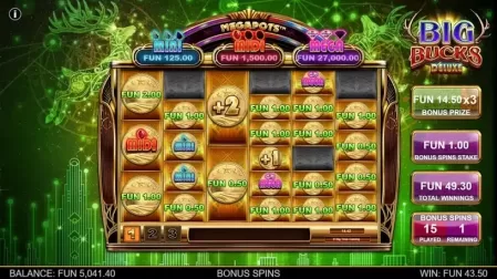 Big Bucks Deluxe slot screenshot 5
