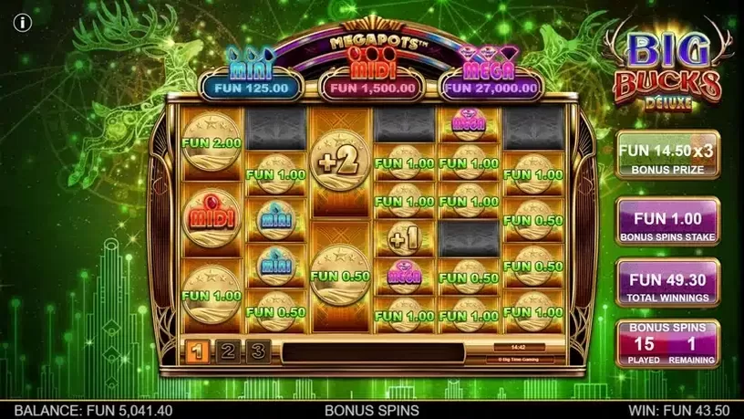 Big Bucks Deluxe slot screenshot 5