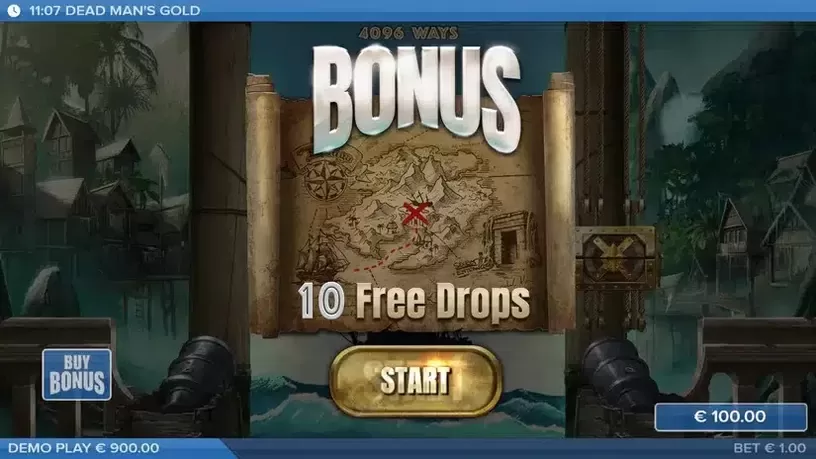 Dead Man's Gold slot screenshot 2