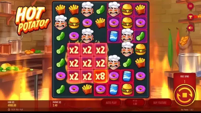 Hot Potato! slot screenshot 5