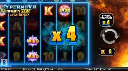 Hypernova Infinity Reels Dream Drop slot screenshot 4