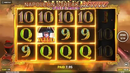 Napoleon Deluxe slot screenshot 4