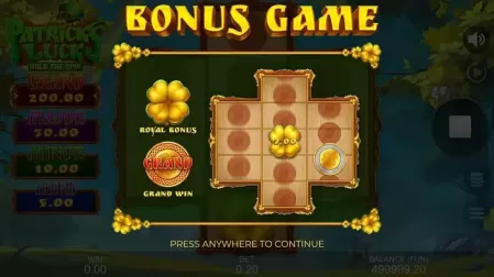 Patrick's Luck: Hold The Spin slot screenshot 3