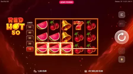 Red Hot 50 slot screenshot 3