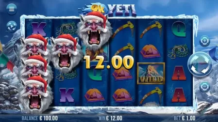 Santa 9K Yeti slot screenshot 2