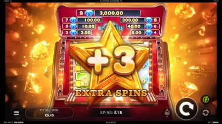 Sapphire Supreme 7s slot screenshot 4