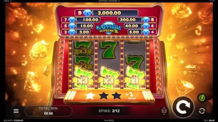 Sapphire Supreme 7s slot screenshot 3