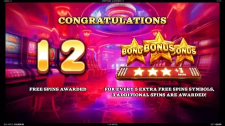 Sapphire Supreme 7s slot screenshot 2