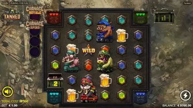 Tanked slot screenshot 2