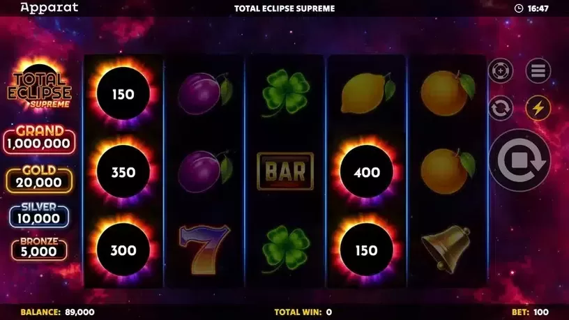 Total Eclipse Supreme slot screenshot 3