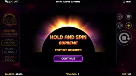 Total Eclipse Supreme slot screenshot 4