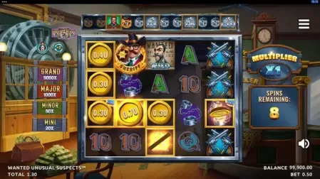 Wanted Unusual Suspects slot screenshot 5